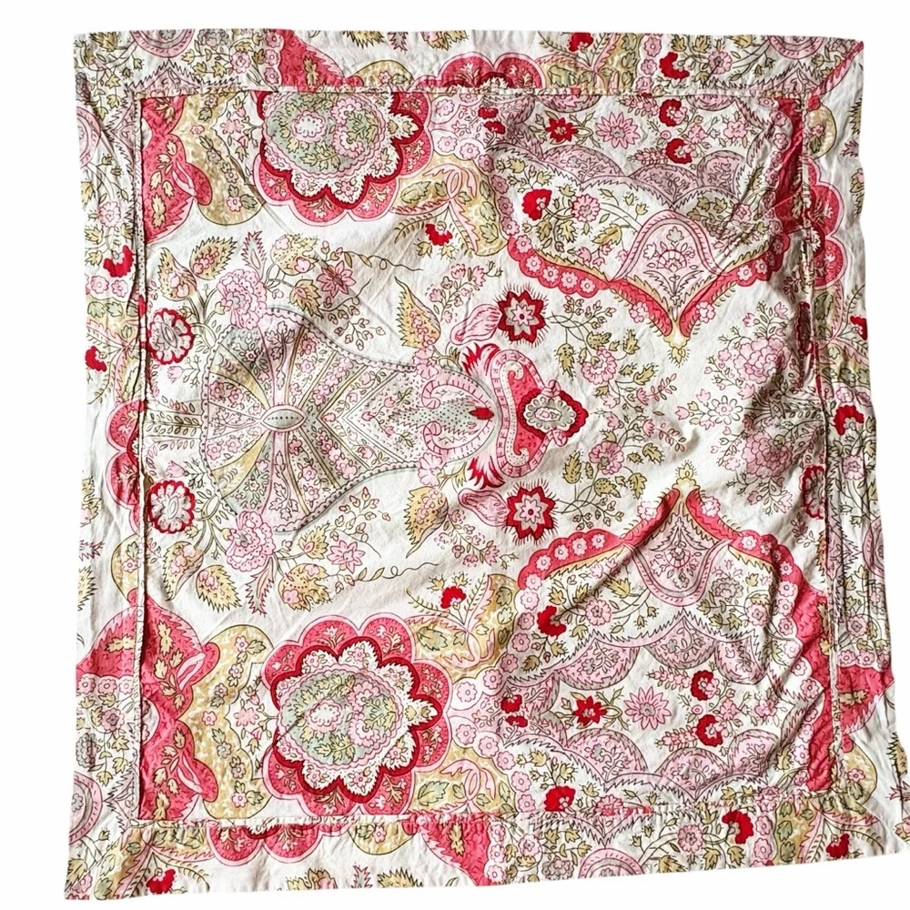 Pottery Barn Bohemian Floral Duvet Cover and Pillow Shams - Retired Print - KING
